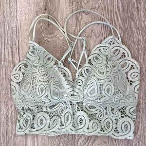 PINK - gorgeous sparkly mint bralette